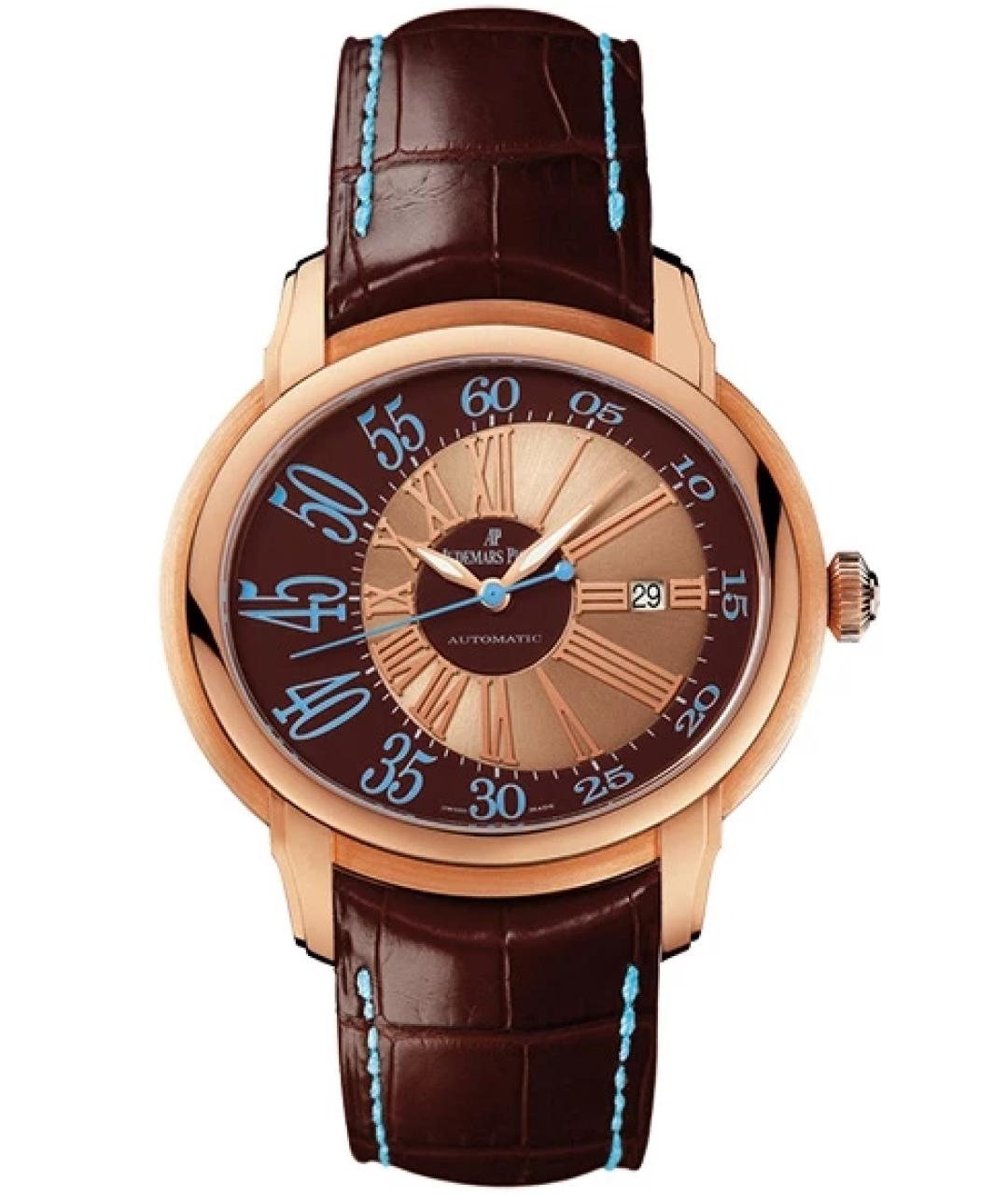 Audemars Piguet Коричневые часы из розового золота, фото 1