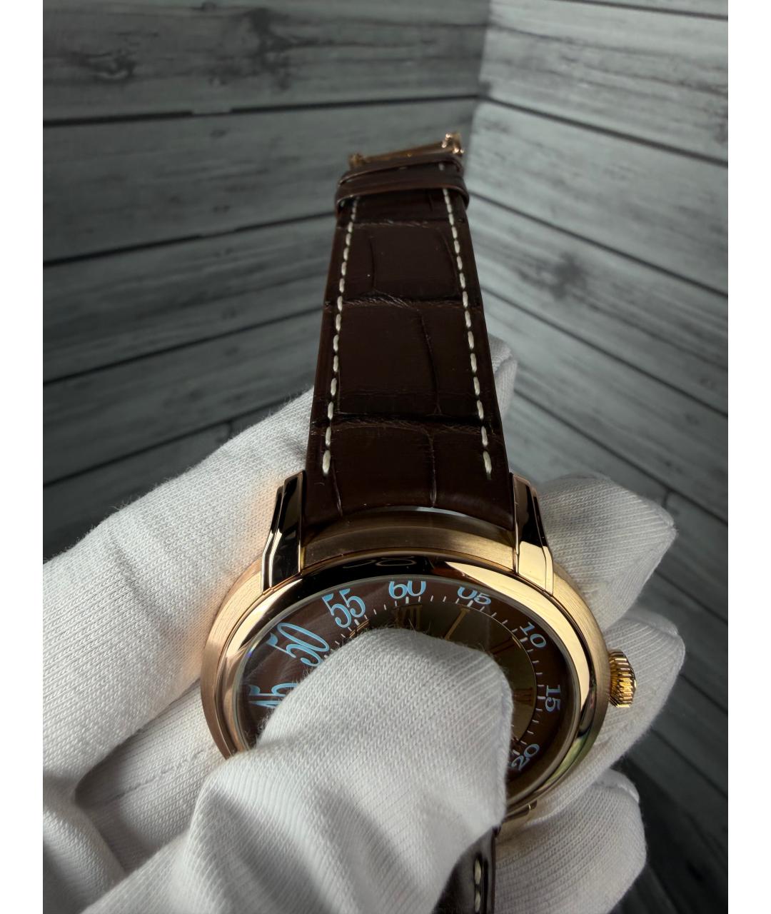 Audemars Piguet Коричневые часы из розового золота, фото 7