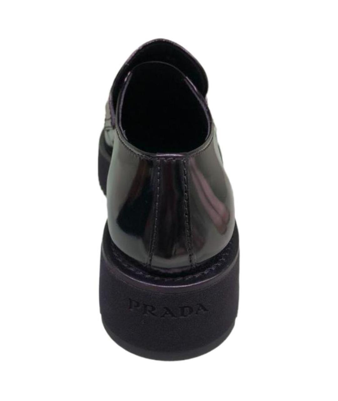 PRADA Черные кожаные лоферы, фото 7