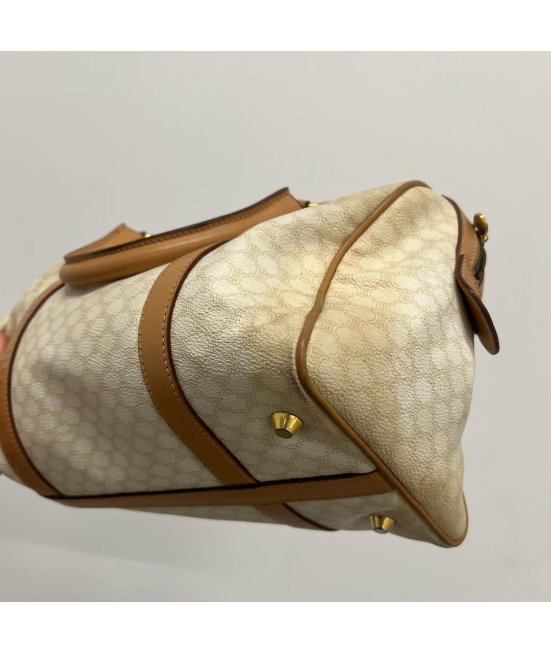 CELINE Бежевая сумка с короткими ручками, фото 8