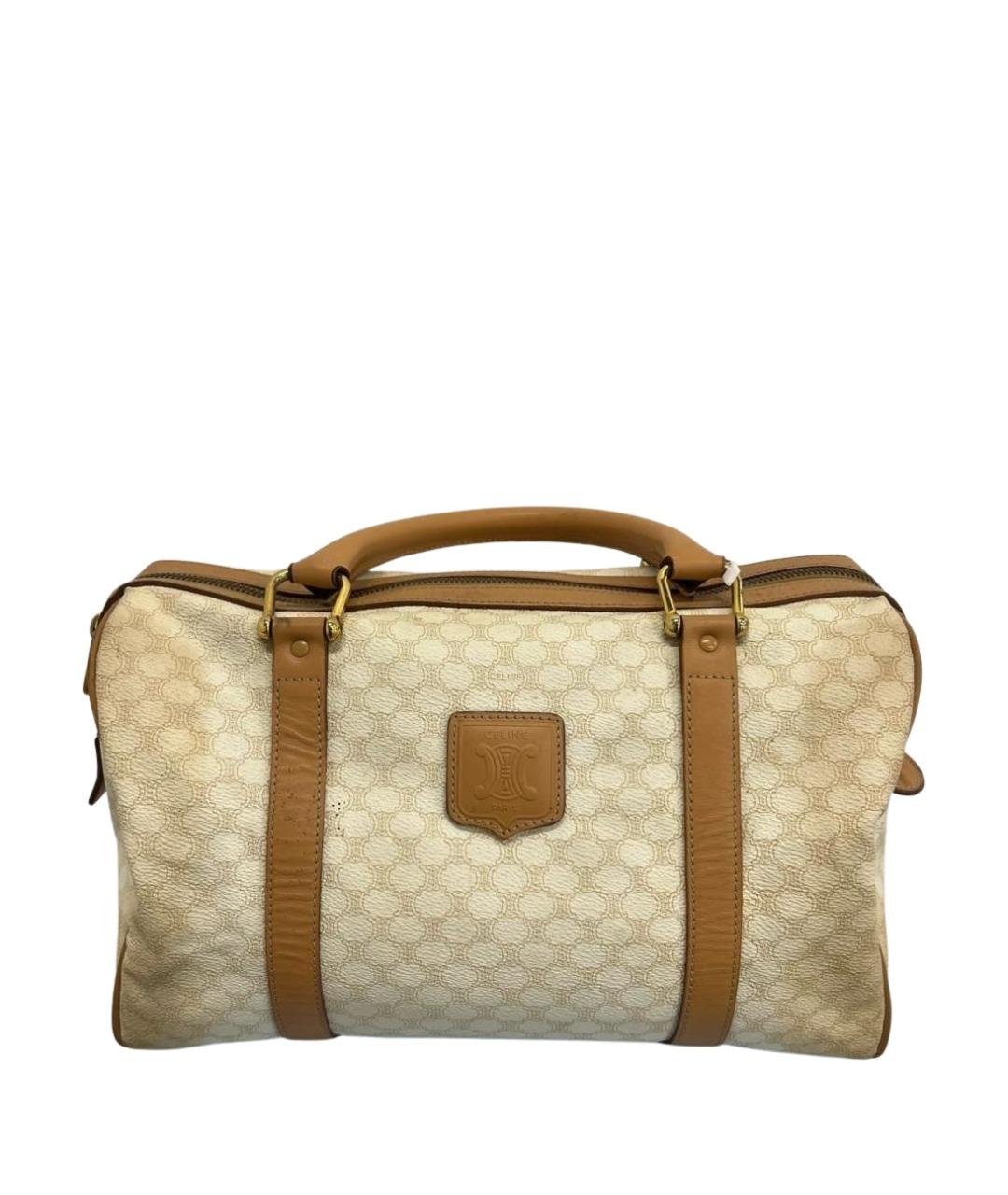 CELINE Бежевая сумка с короткими ручками, фото 1