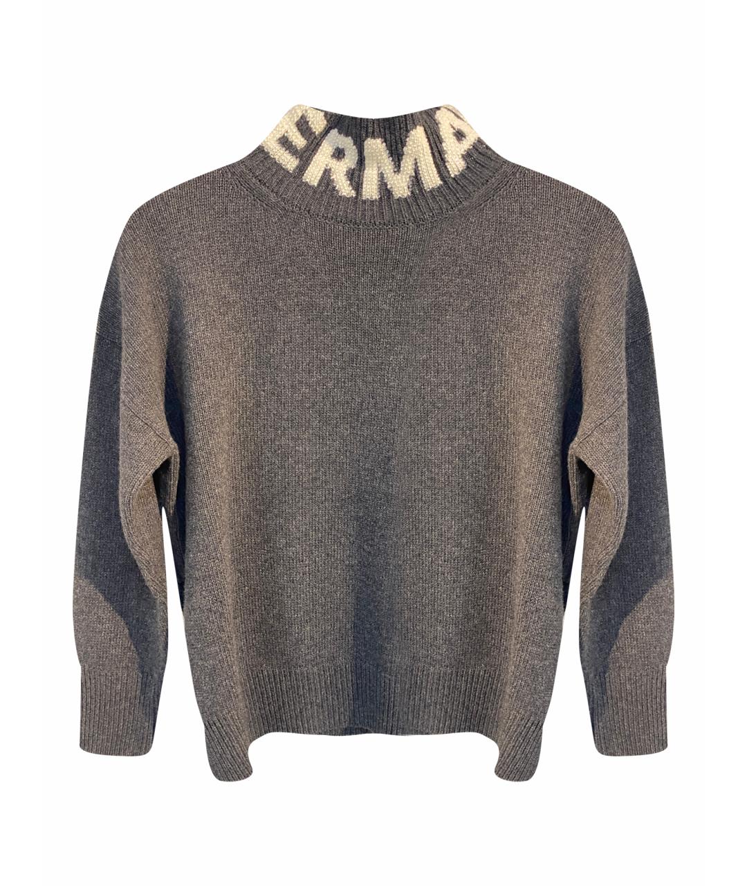 ERMANNO FIRENZE Серый шерстяной джемпер / свитер, фото 1