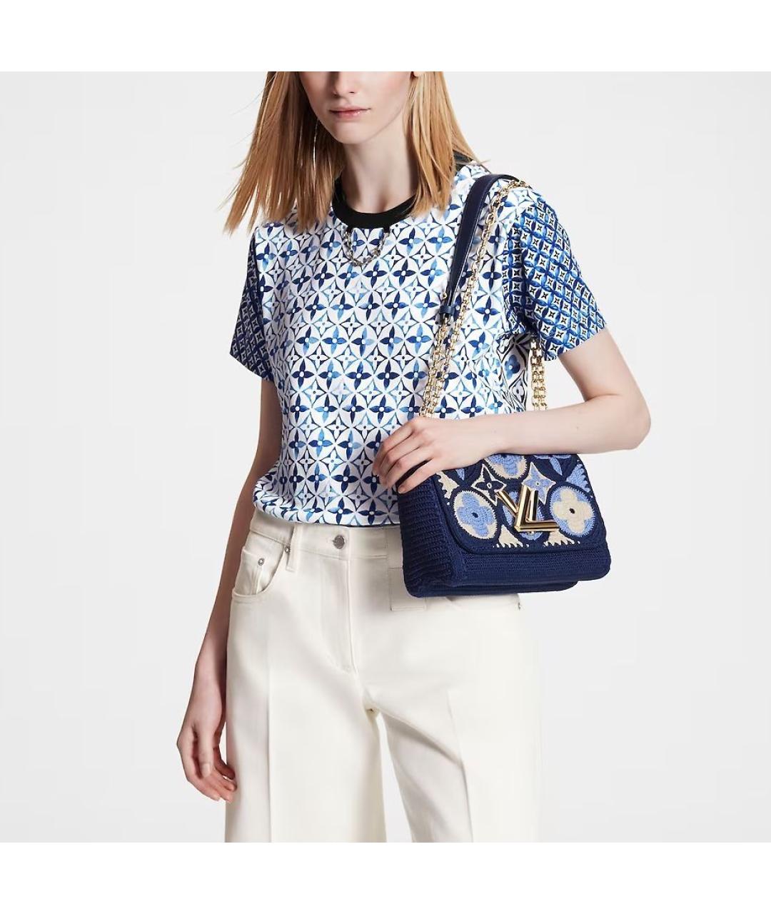 LOUIS VUITTON Синяя футболка, фото 3