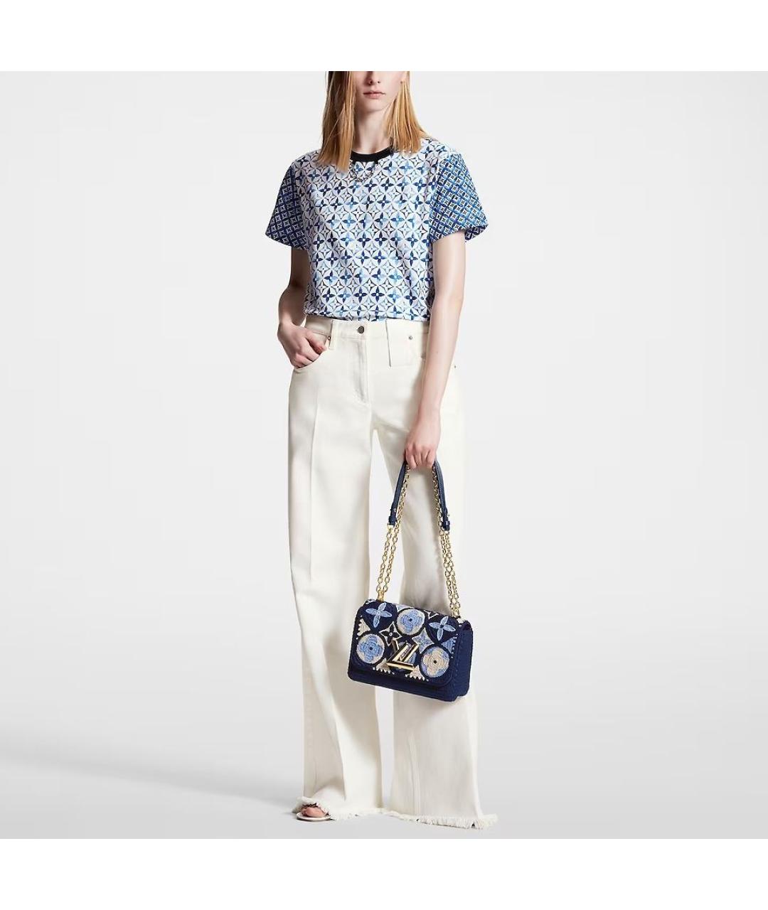 LOUIS VUITTON Синяя футболка, фото 2