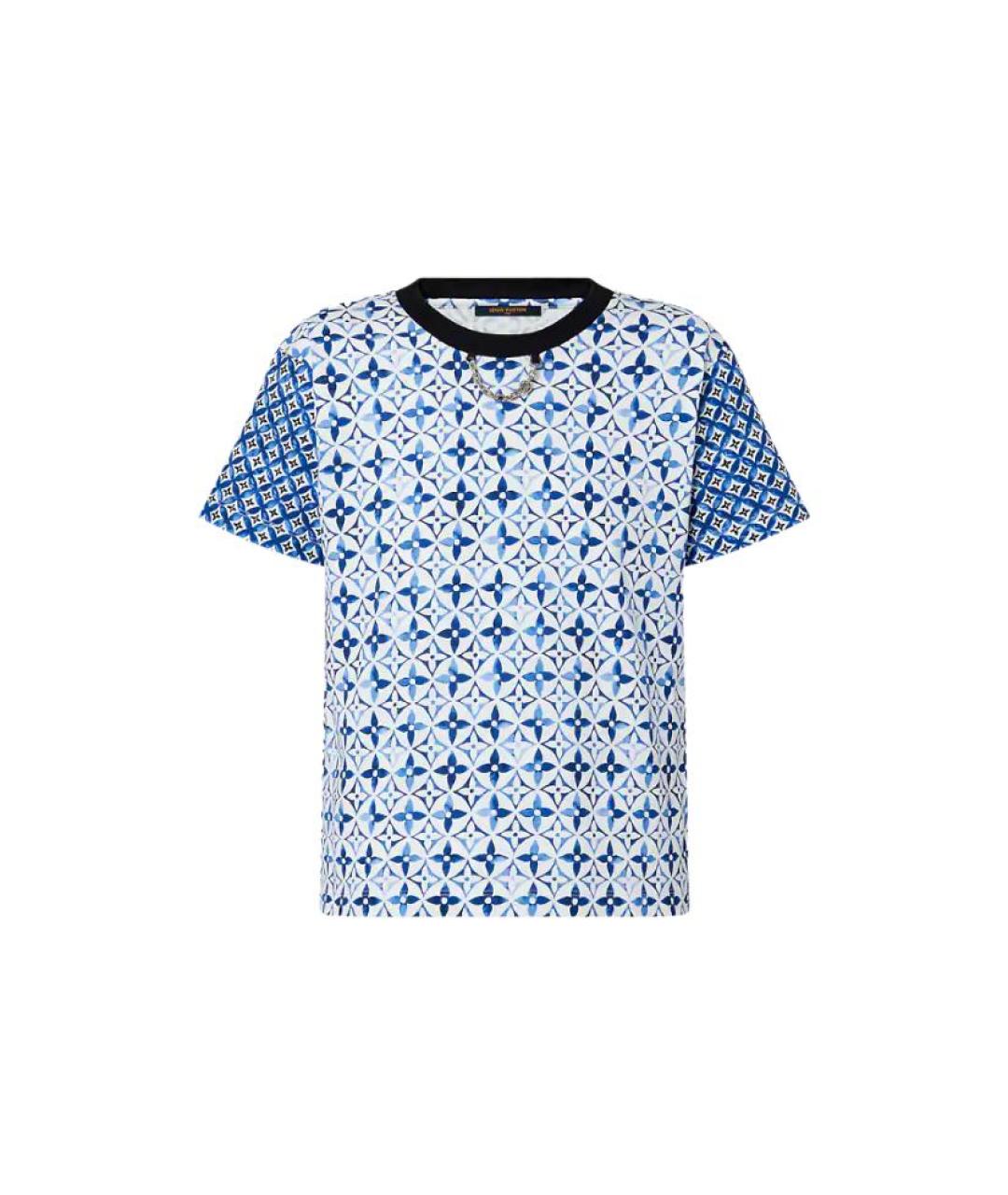 LOUIS VUITTON Синяя футболка, фото 1