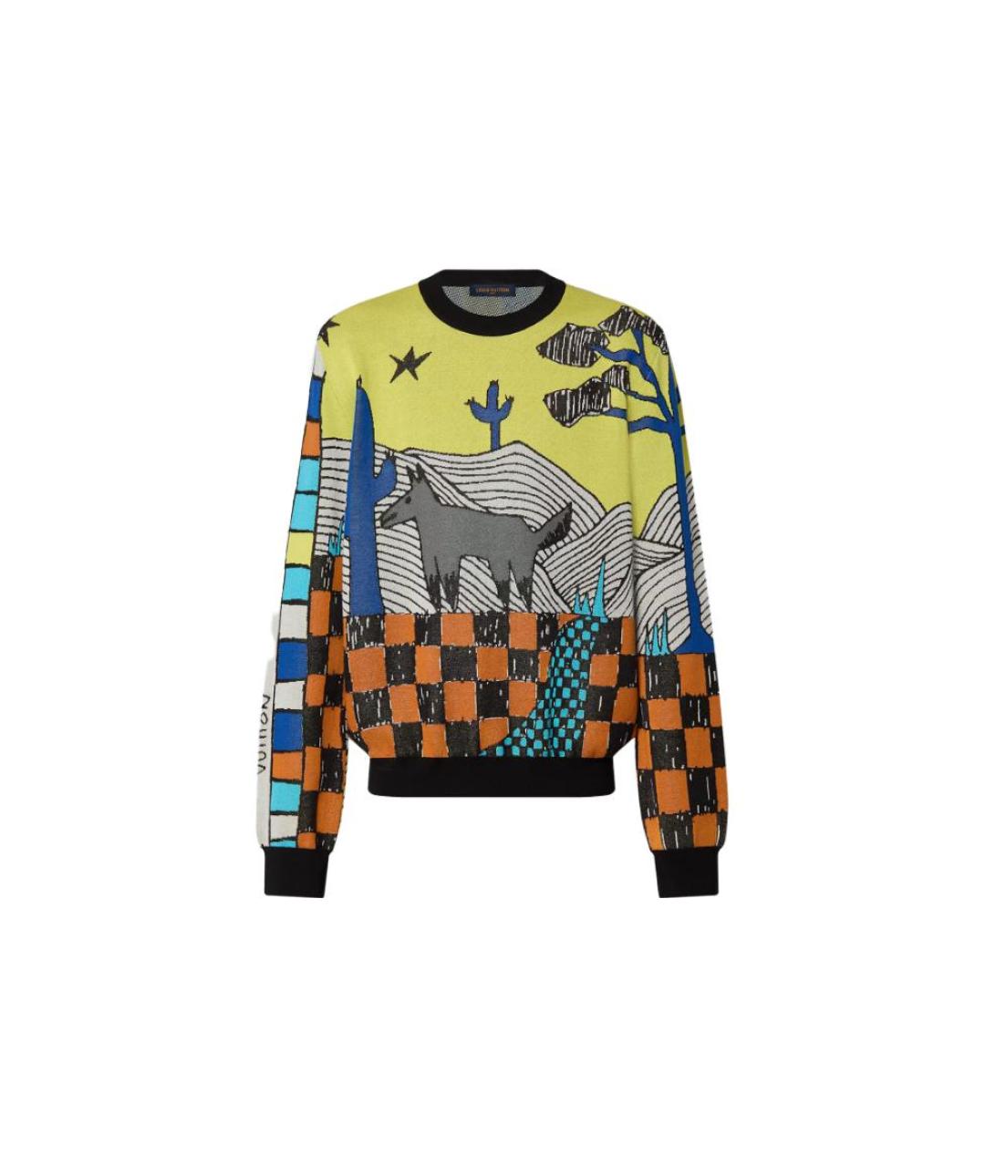 LOUIS VUITTON Мульти джемпер / свитер, фото 1