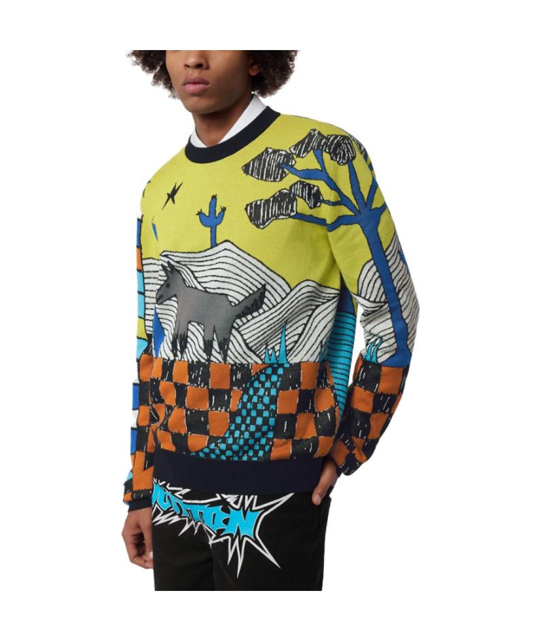 LOUIS VUITTON Мульти джемпер / свитер, фото 6