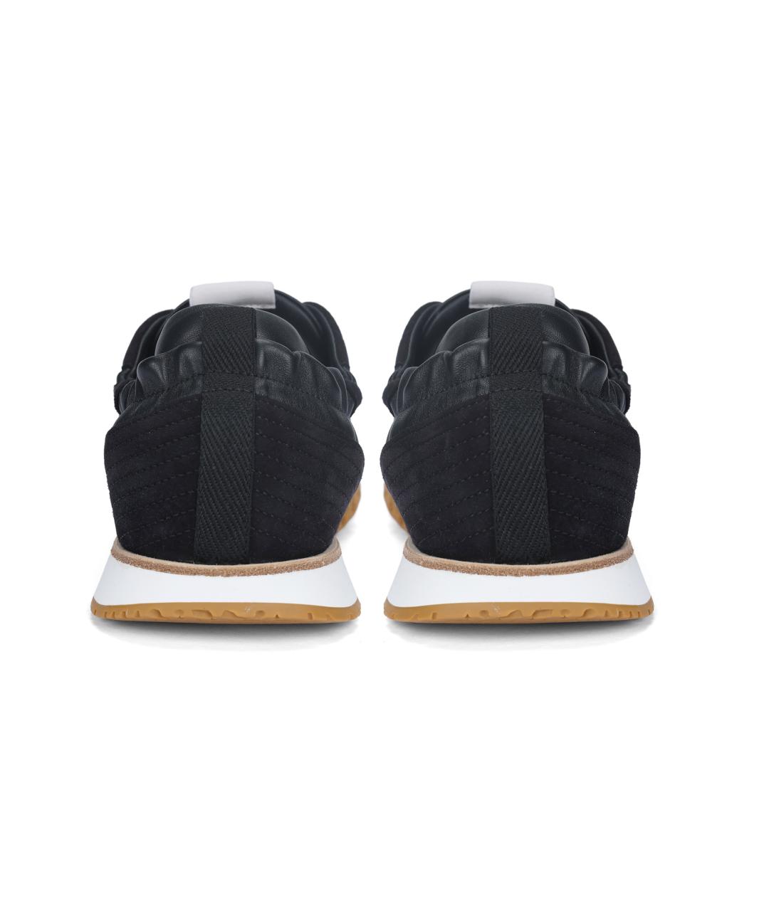 HERMES Черные кроссовки, фото 4