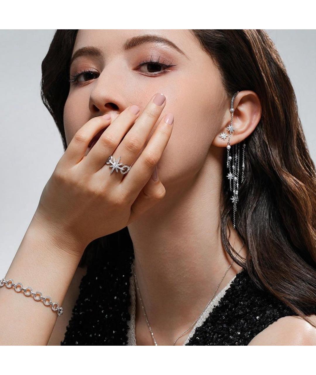 APM Monaco Серебряные серебряные клипсы, фото 2