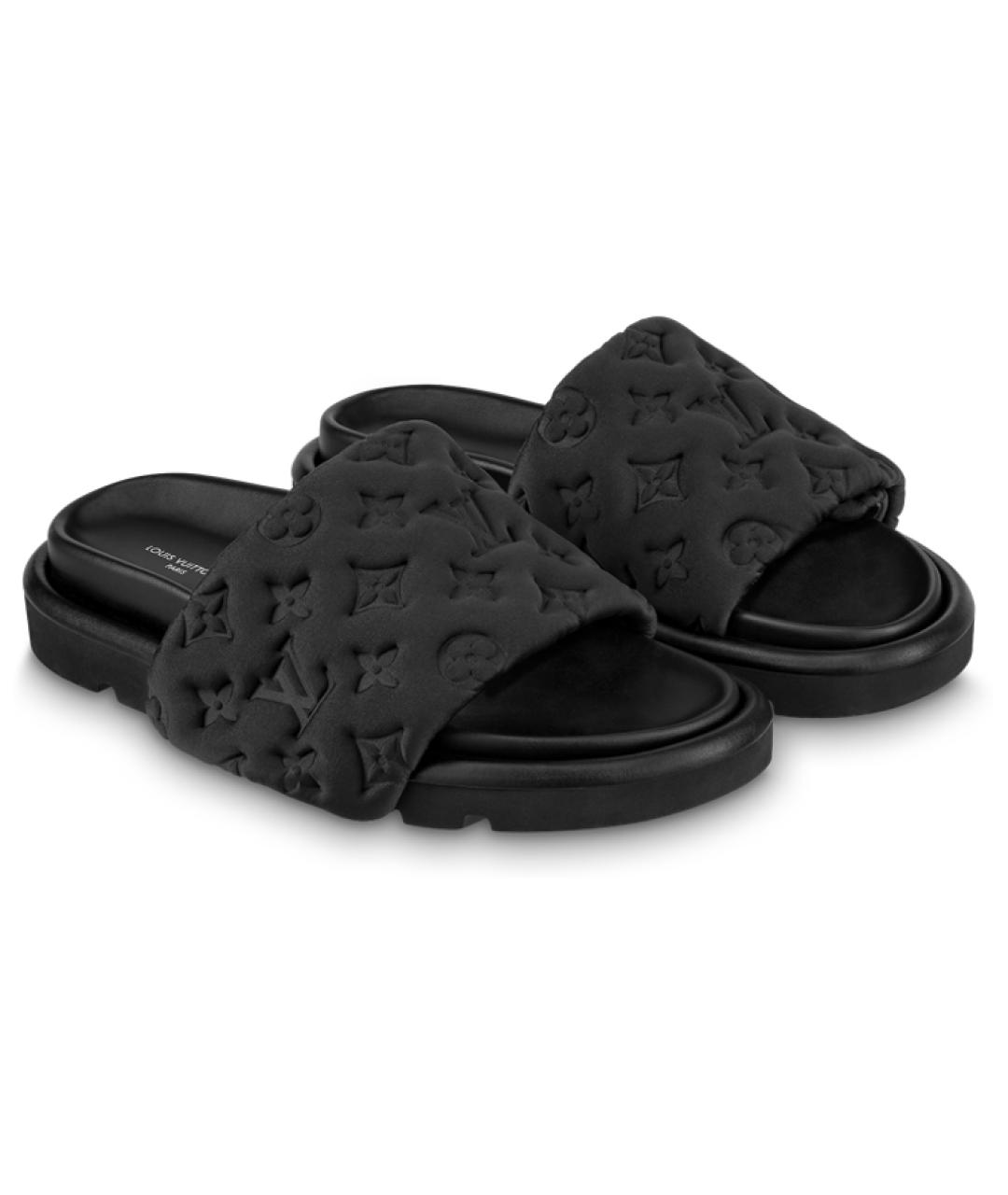 LOUIS VUITTON Черные сандалии, фото 3