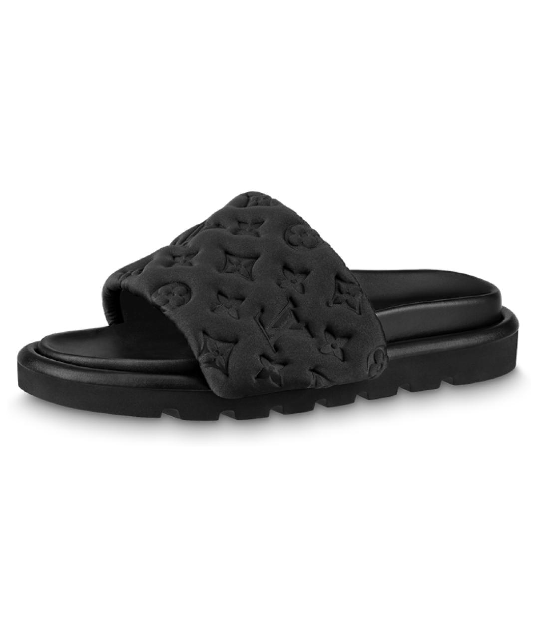 LOUIS VUITTON Черные сандалии, фото 5