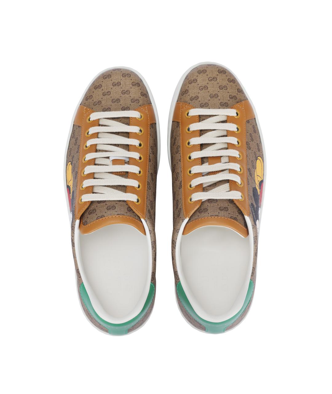 GUCCI Мульти низкие кроссовки / кеды, фото 3