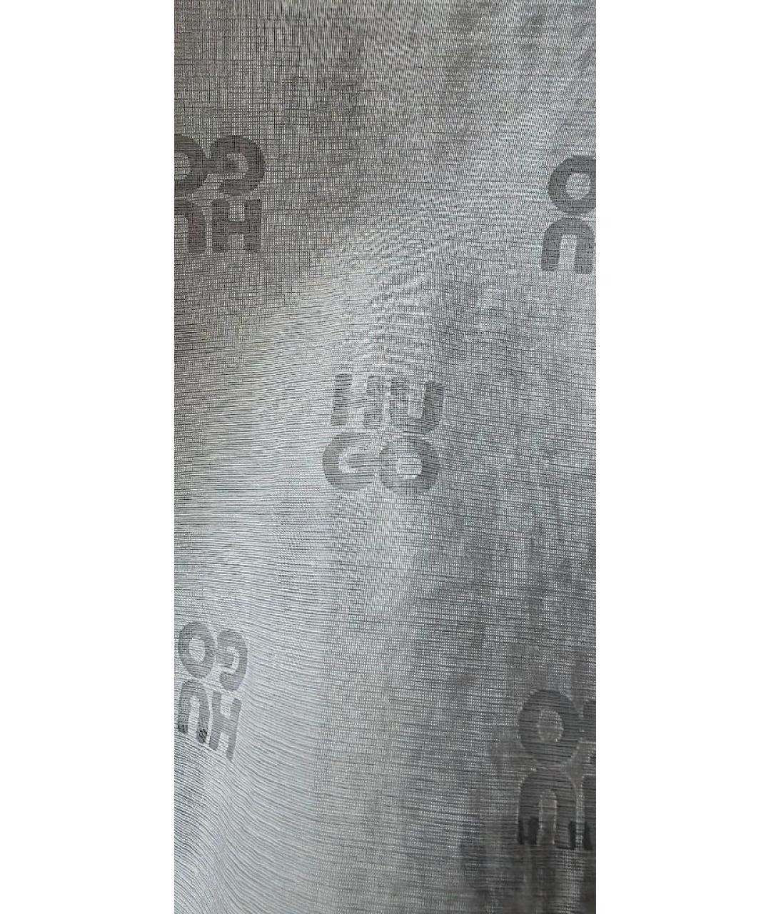 HUGO Белая вискозная рубашка, фото 4