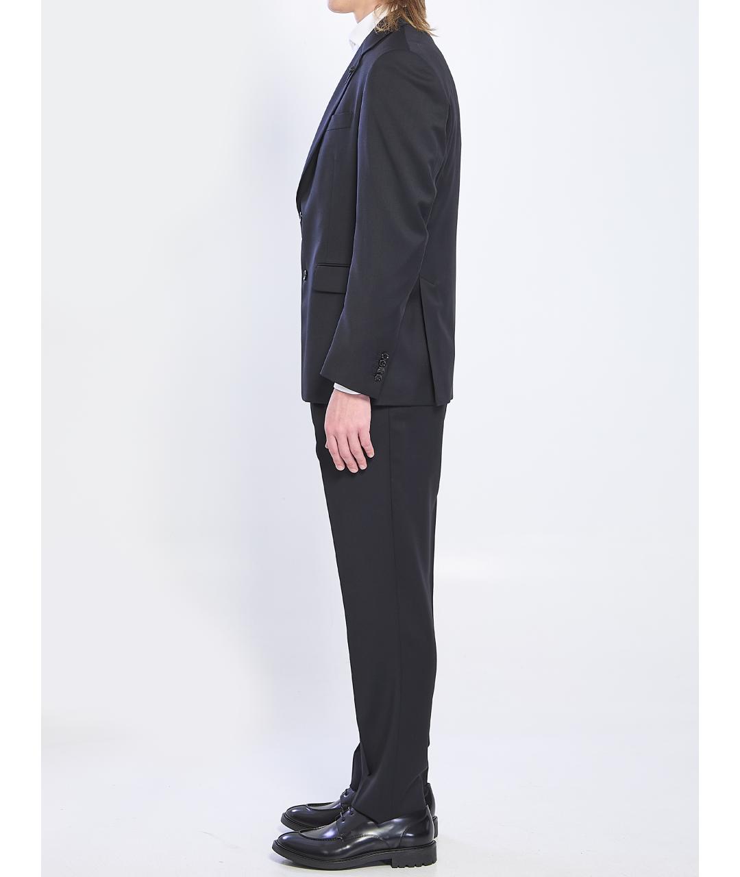 LARDINI Черный классический костюм, фото 3