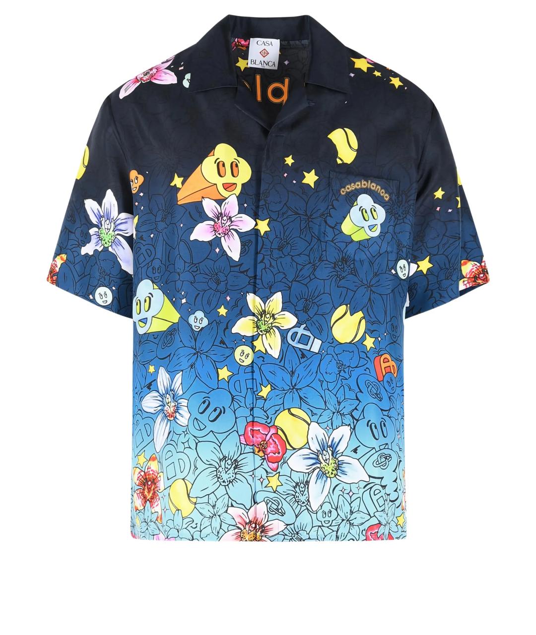 CASABLANCA Мульти шелковая кэжуал рубашка, фото 1