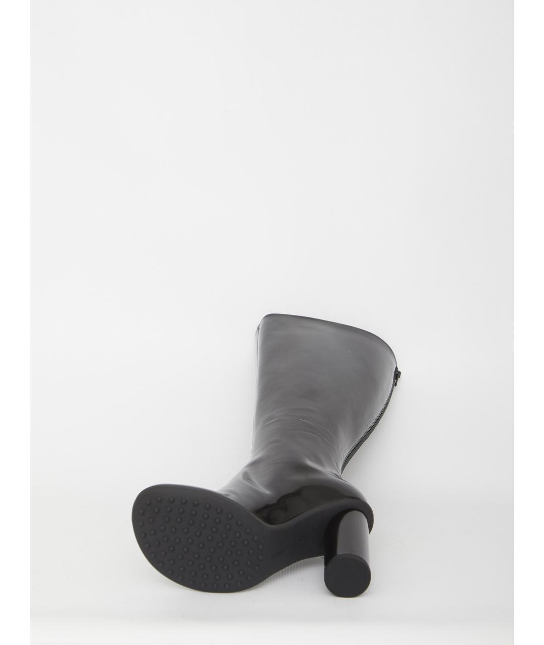 BOTTEGA VENETA Черные кожаные сапоги, фото 5