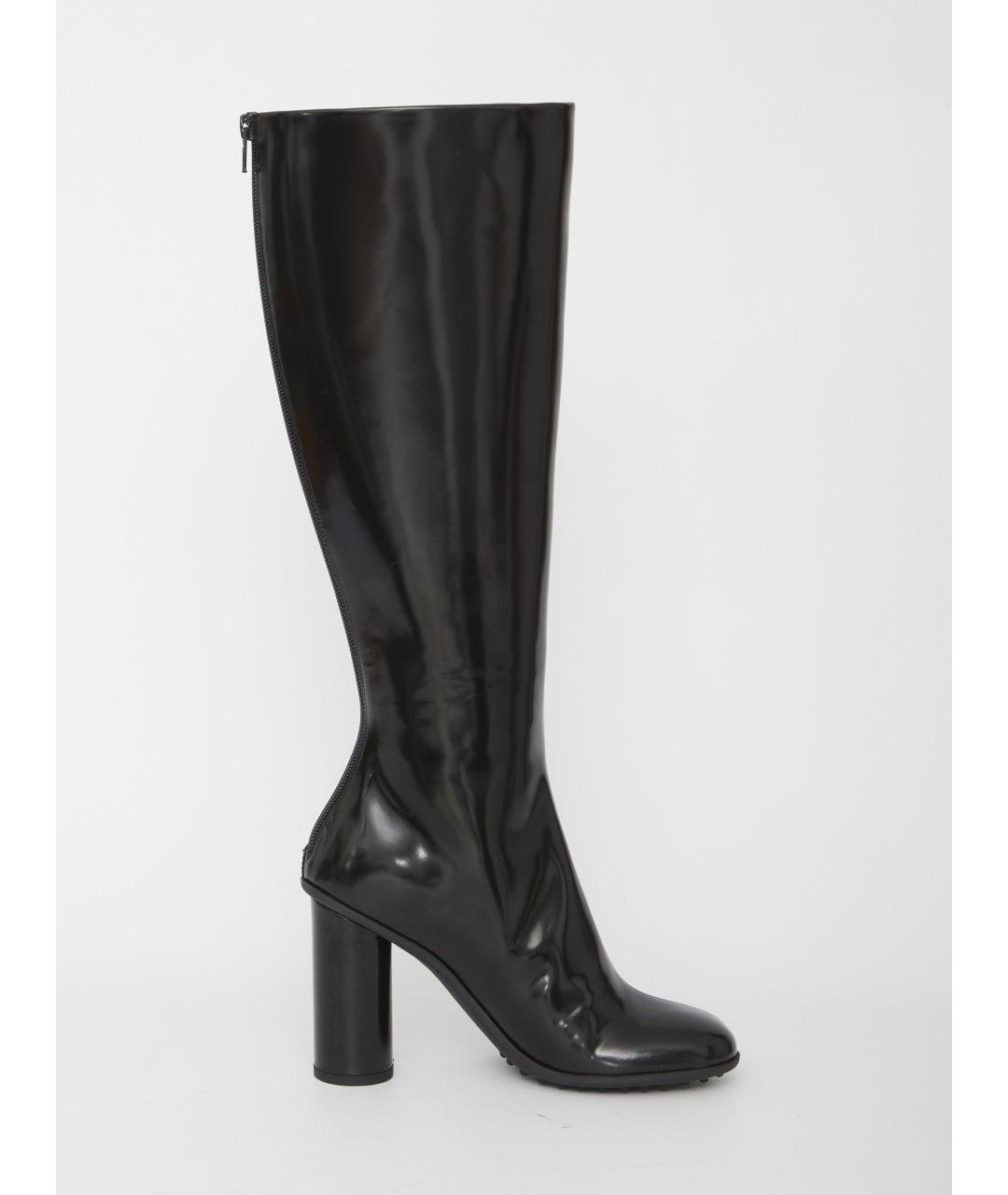 BOTTEGA VENETA Черные кожаные сапоги, фото 2
