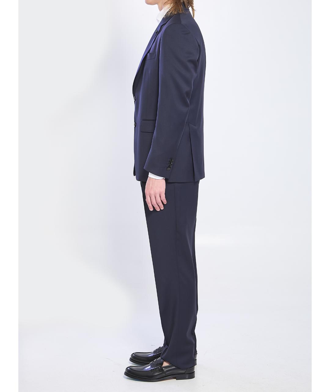 LARDINI Синий классический костюм, фото 3