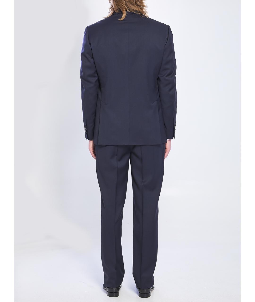 LARDINI Синий классический костюм, фото 4