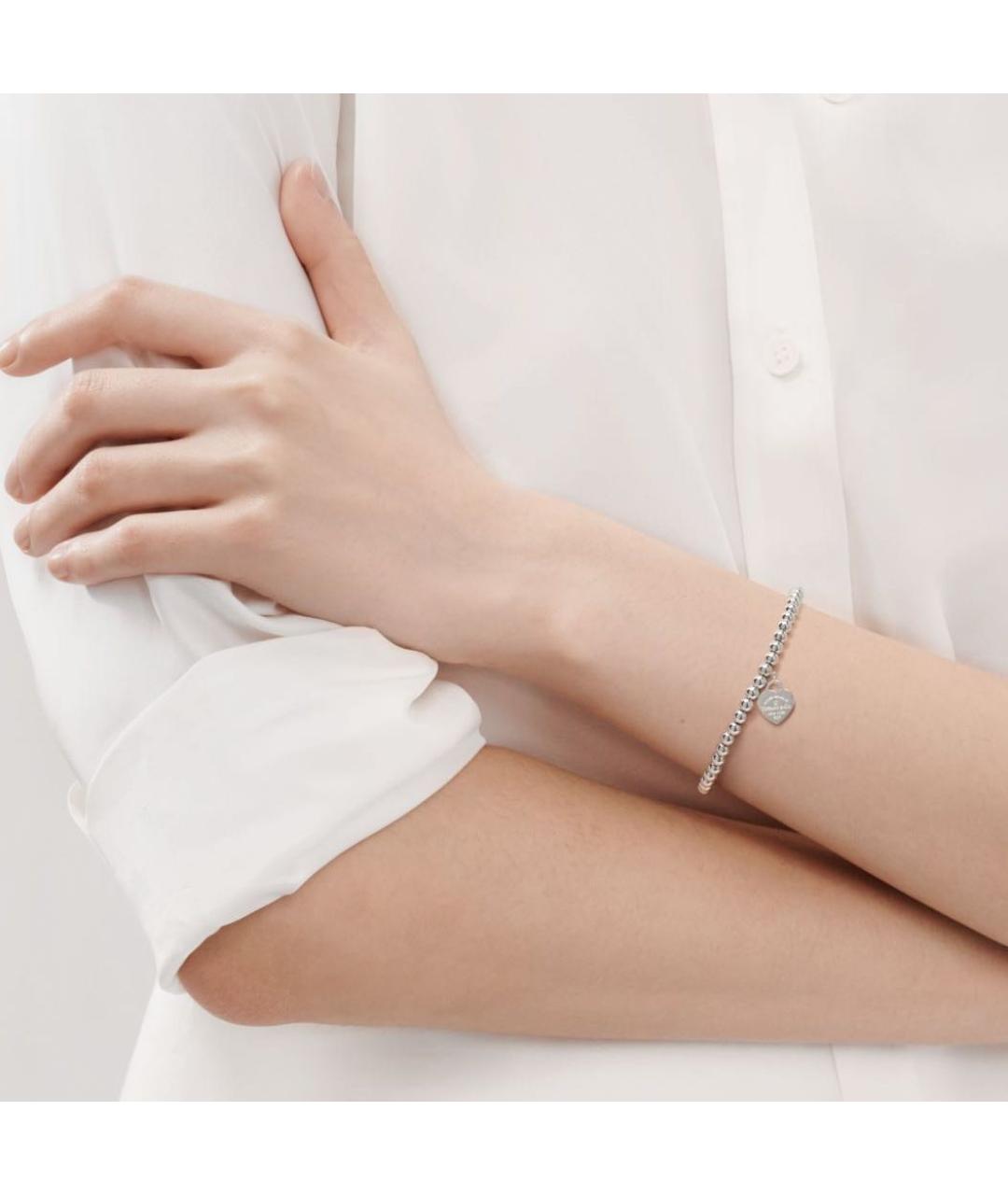 TIFFANY&CO Серебрянный серебряный браслет, фото 2