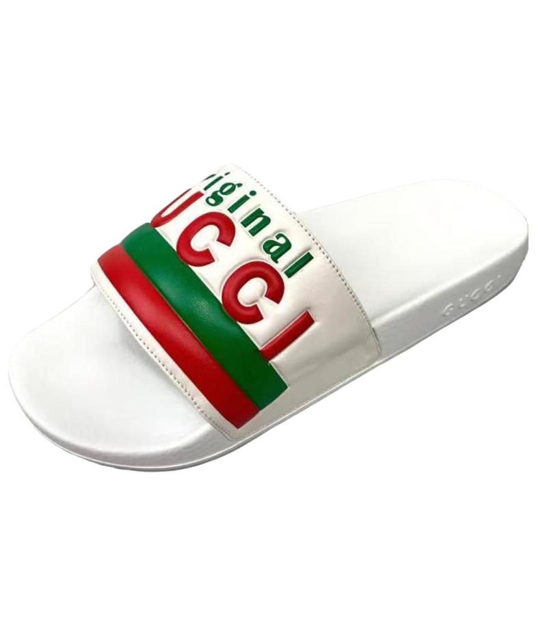 GUCCI Белые сандалии, фото 2