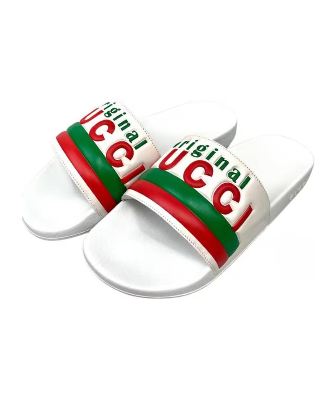 GUCCI Белые сандалии, фото 3