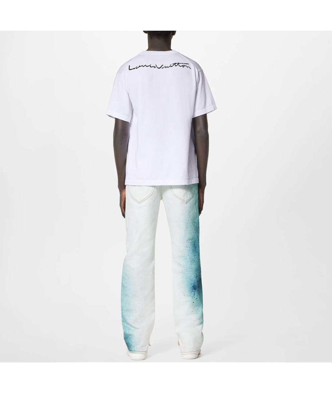 LOUIS VUITTON Белая футболка, фото 3
