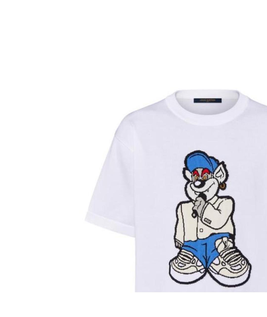 LOUIS VUITTON Белая футболка, фото 6