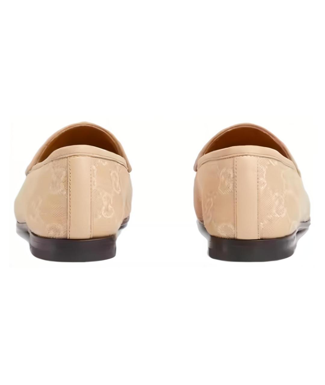 GUCCI Желтые лоферы, фото 5