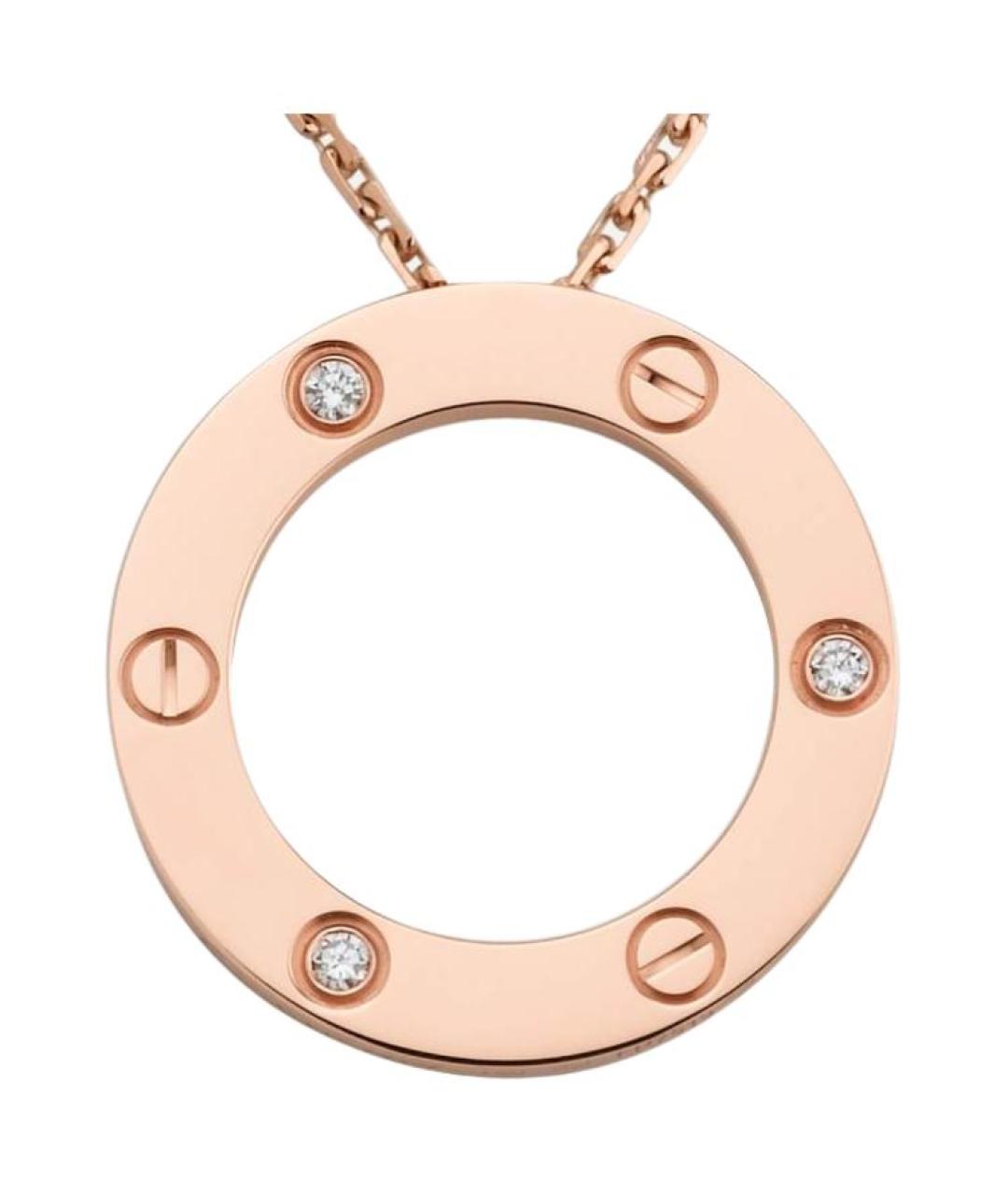 CARTIER Золотая подвеска из розового золота, фото 5