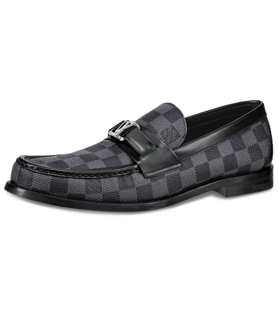 LOUIS VUITTON Серые лоферы, фото 5