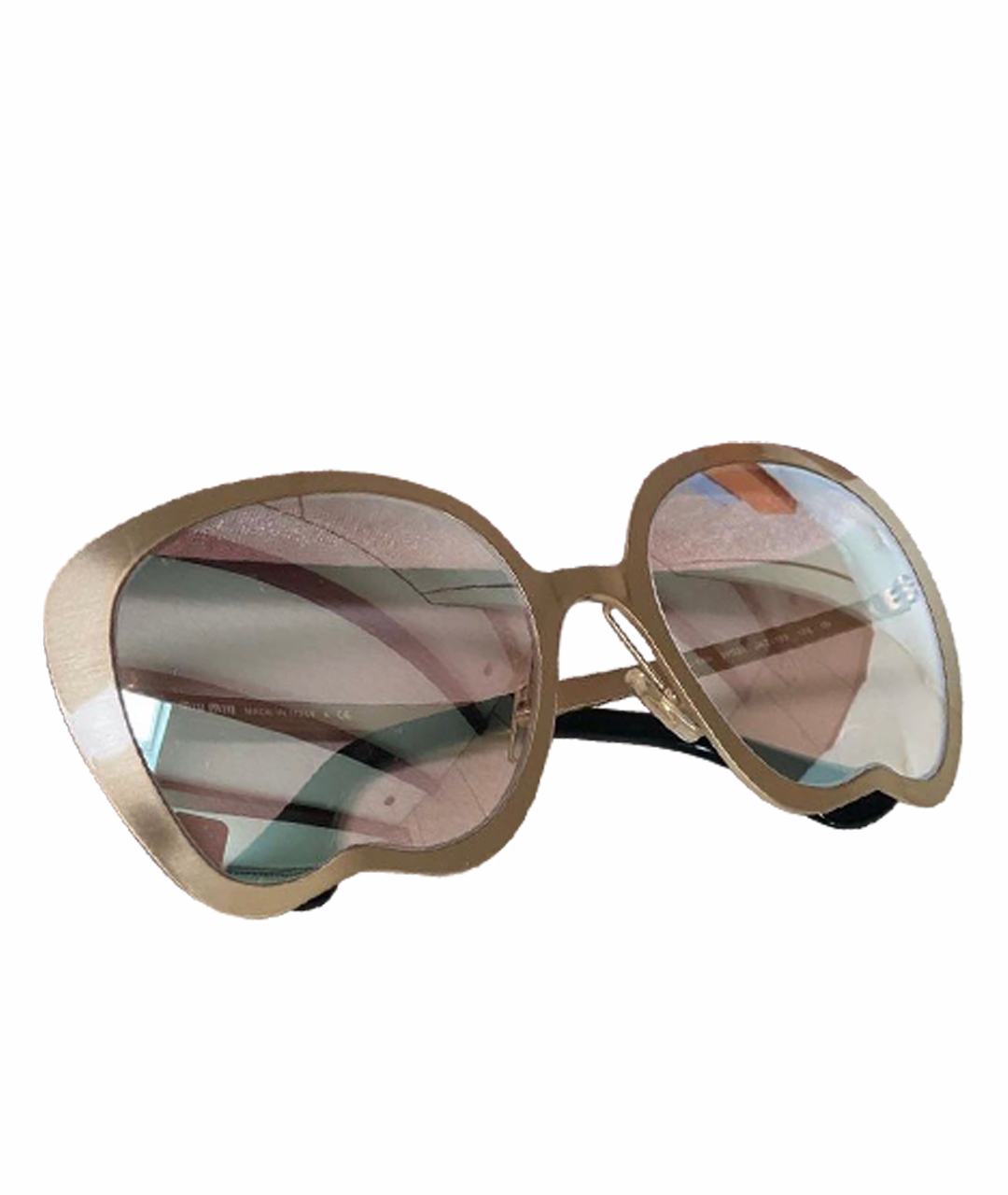 MIU MIU Металлические солнцезащитные очки, фото 1