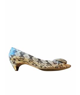 CHRISTIAN DIOR Лодочки на низком каблуке