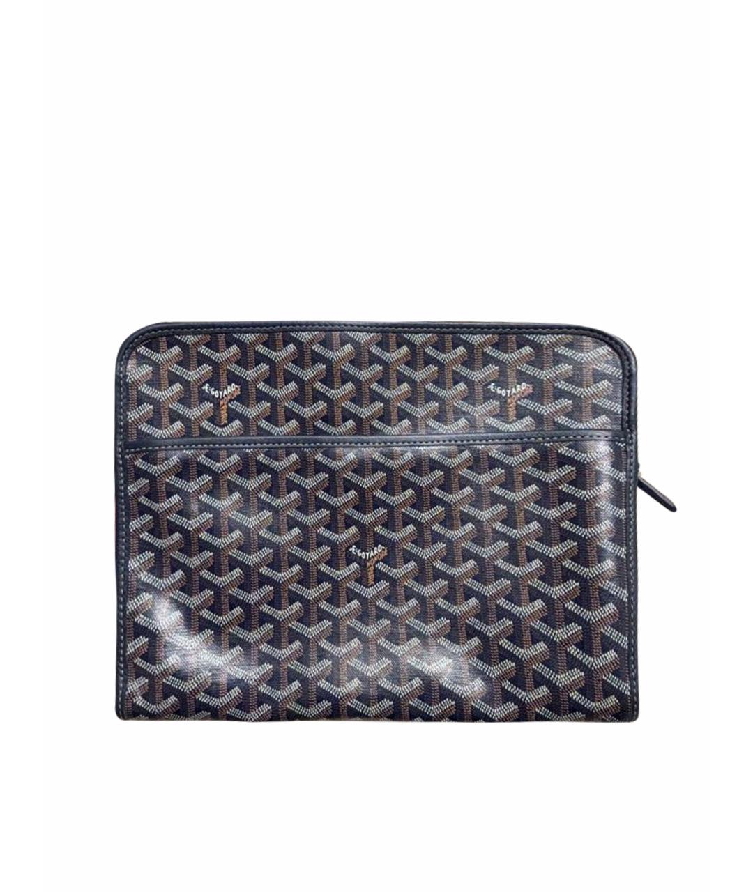 GOYARD Темно-синяя барсетка, фото 1