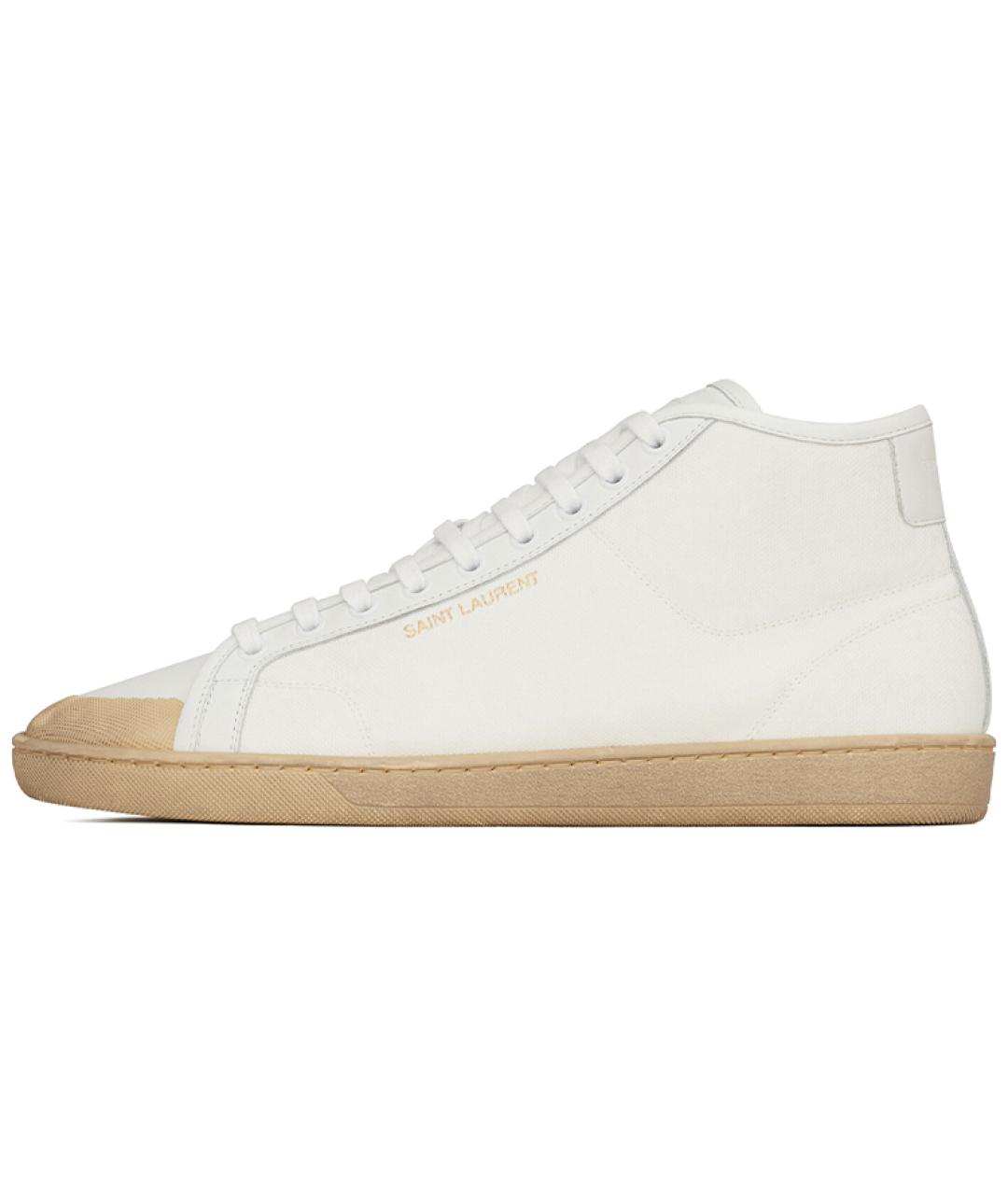 SAINT LAURENT Белые кроссовки, фото 2