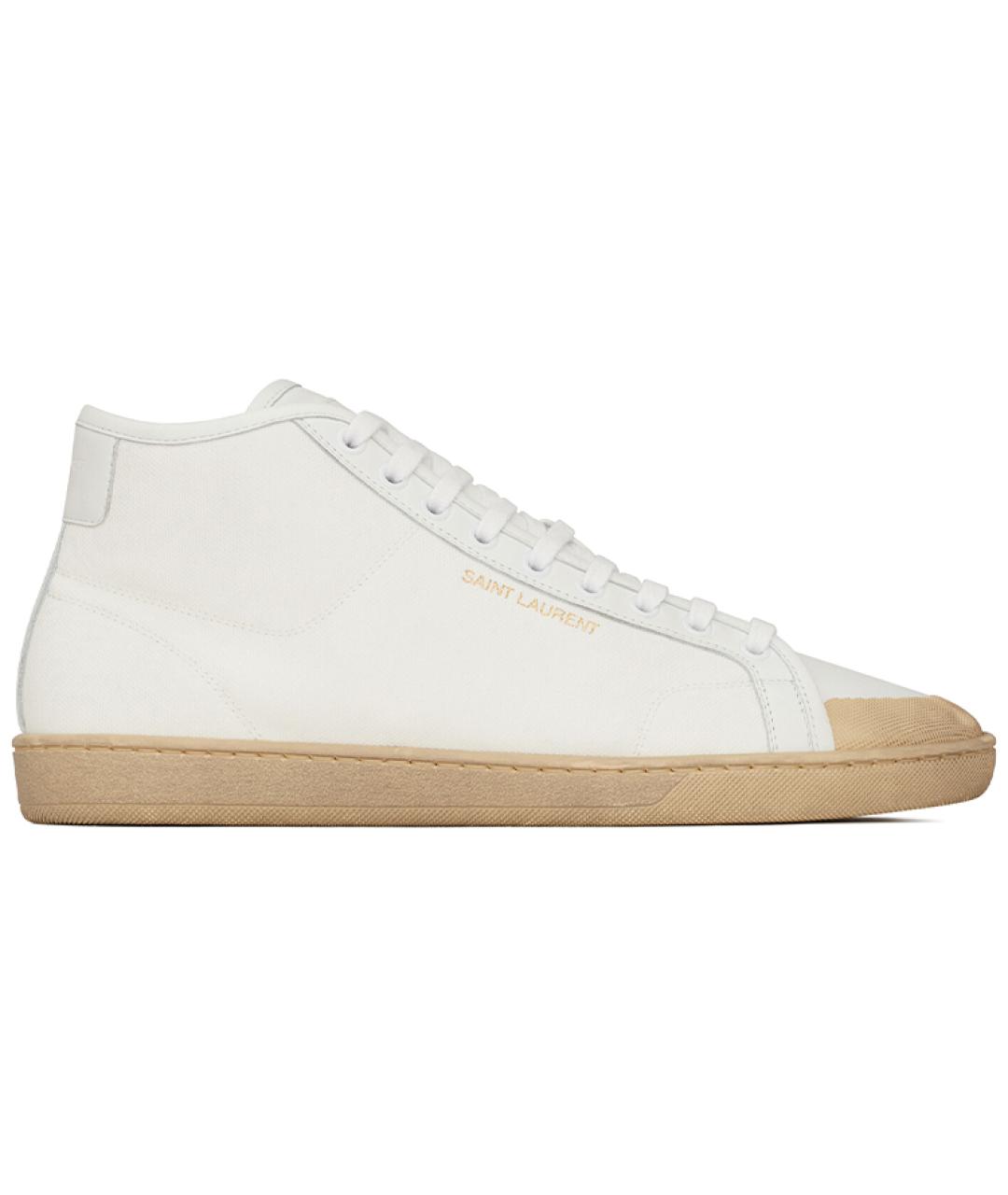 SAINT LAURENT Белые кроссовки, фото 1