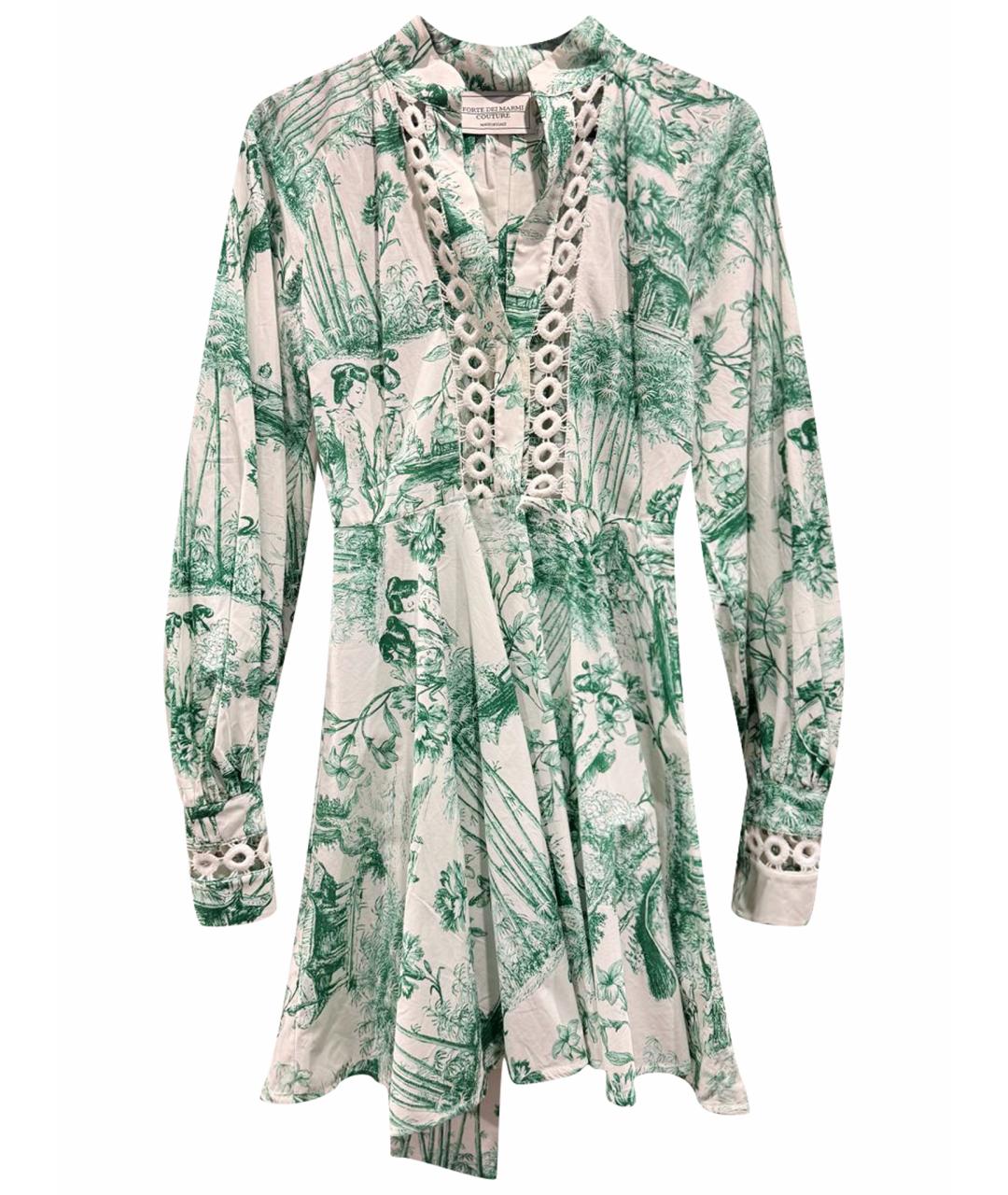 FORTE COUTURE Мульти хлопковое повседневное платье, фото 1