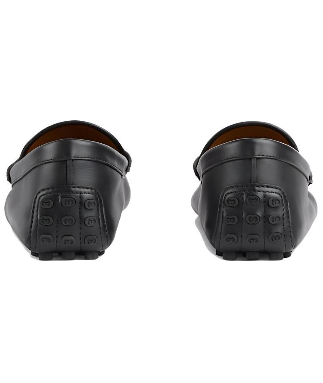 GUCCI Черные лоферы, фото 4