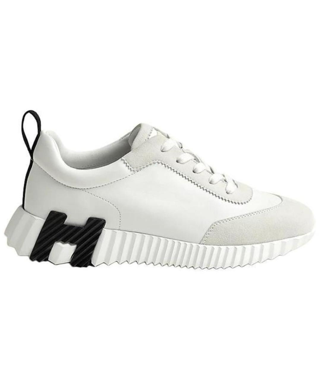 HERMES Белые кроссовки, фото 1