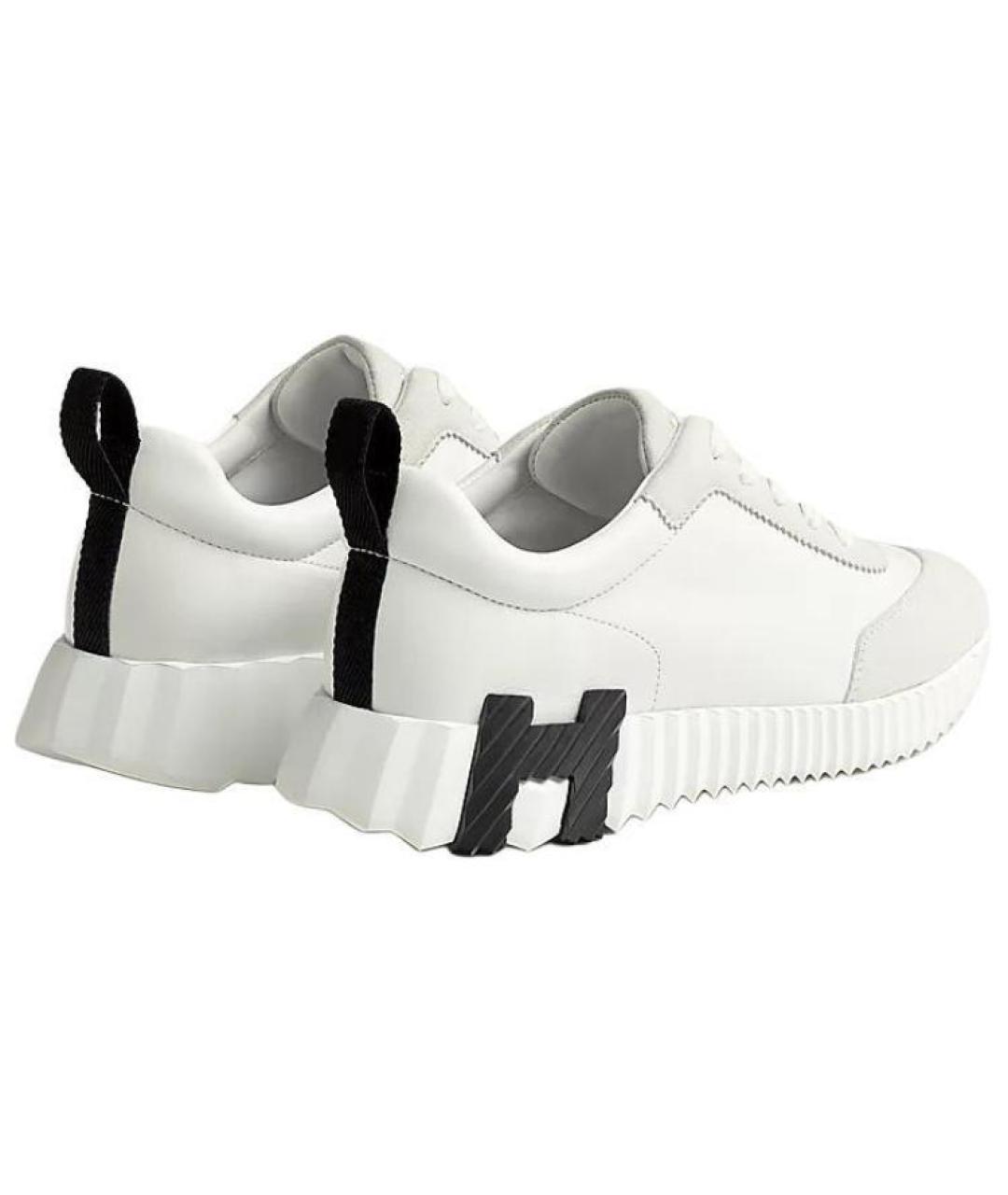 HERMES Белые кроссовки, фото 4