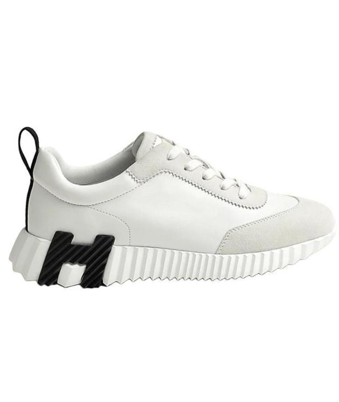 HERMES Белые кроссовки, фото 2