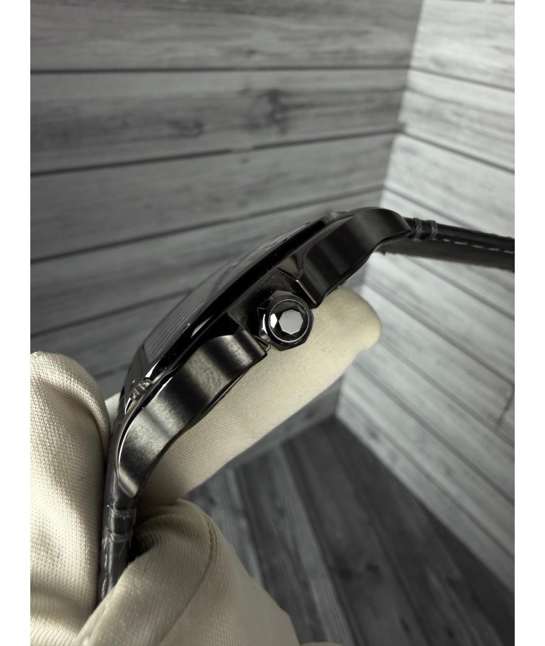 CARTIER Черные часы, фото 5