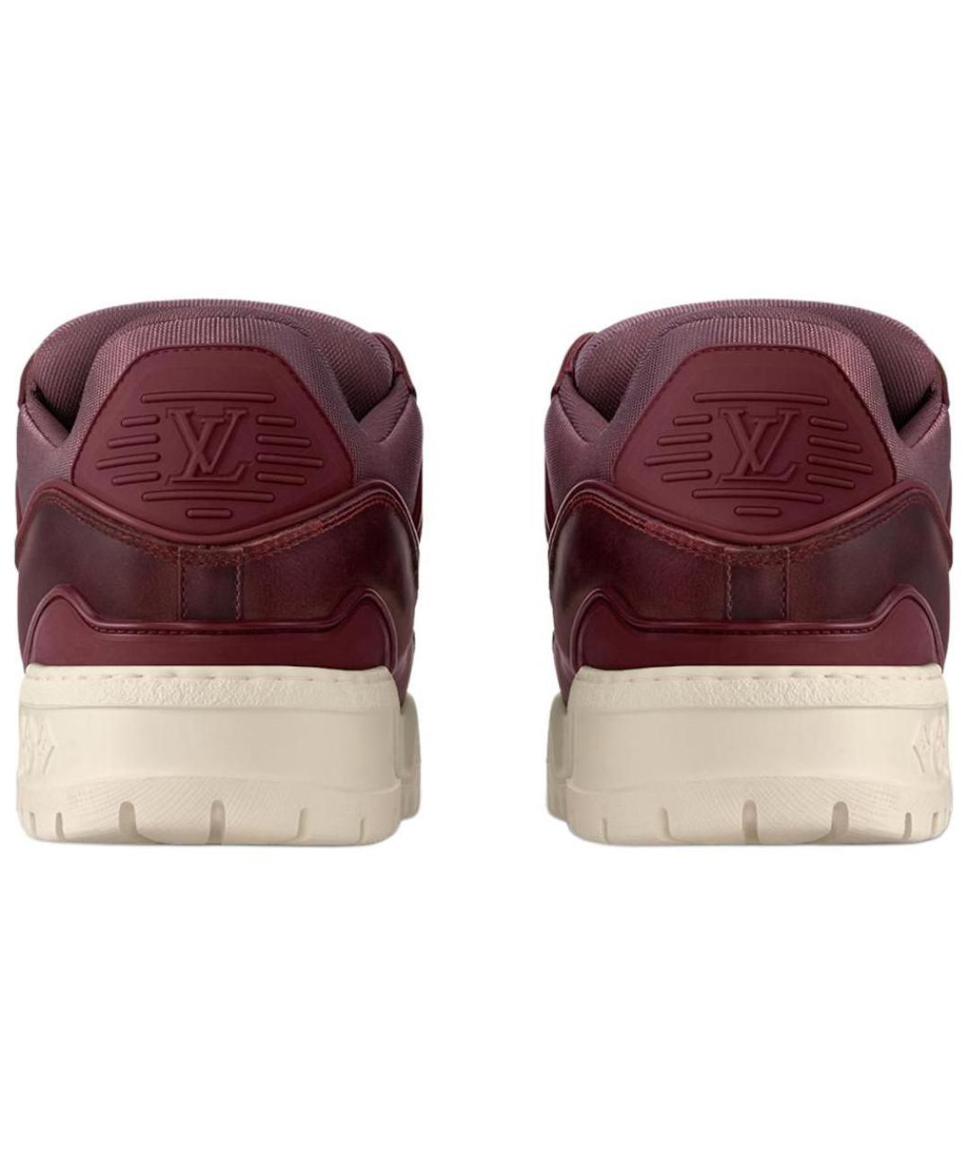 LOUIS VUITTON Красные низкие кроссовки / кеды, фото 4