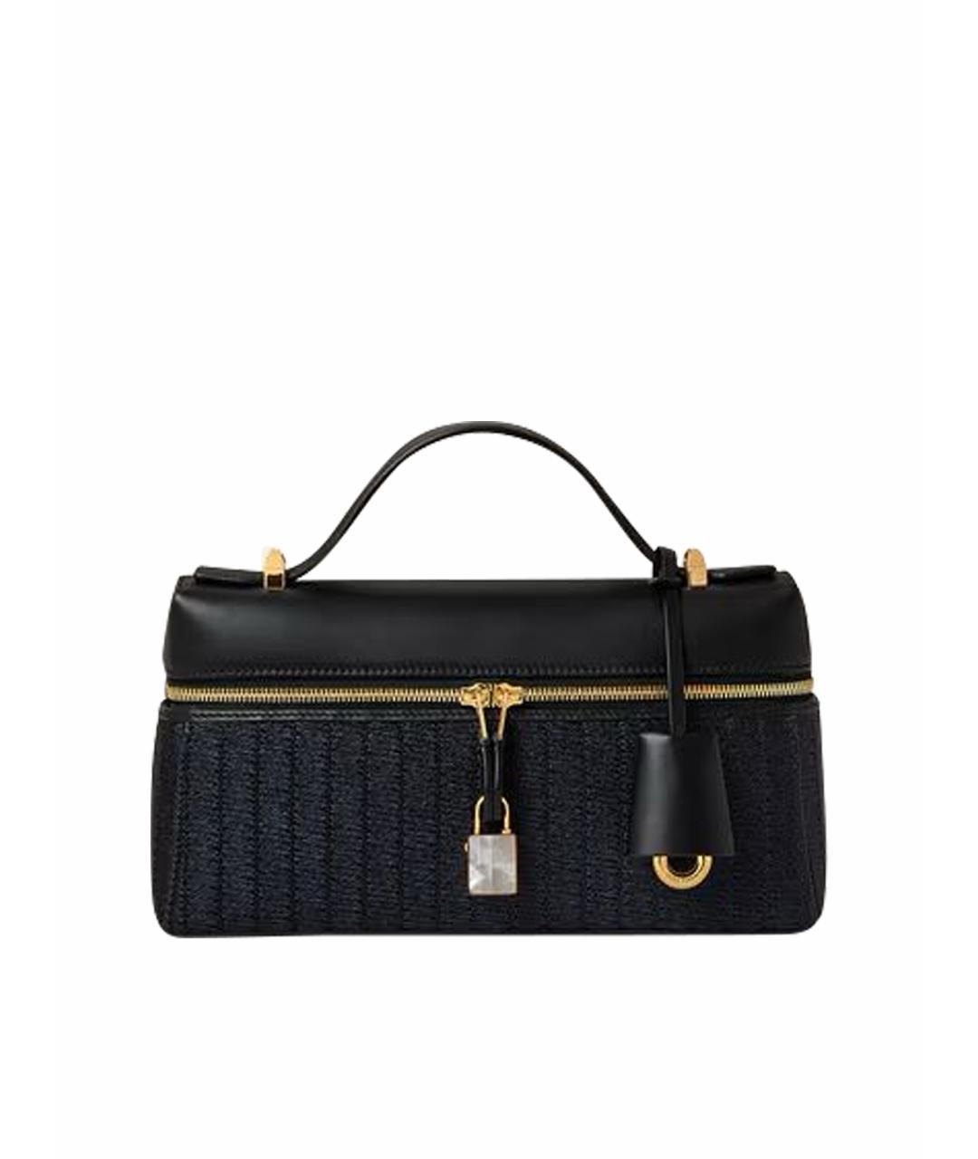 LORO PIANA Темно-синяя шелковая сумка через плечо, фото 1