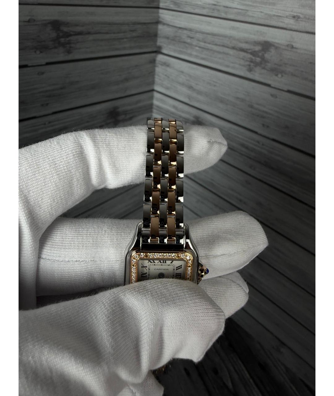 CARTIER Белые часы из розового золота, фото 7