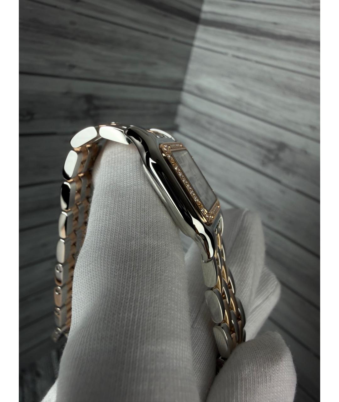 CARTIER Белые часы из розового золота, фото 5