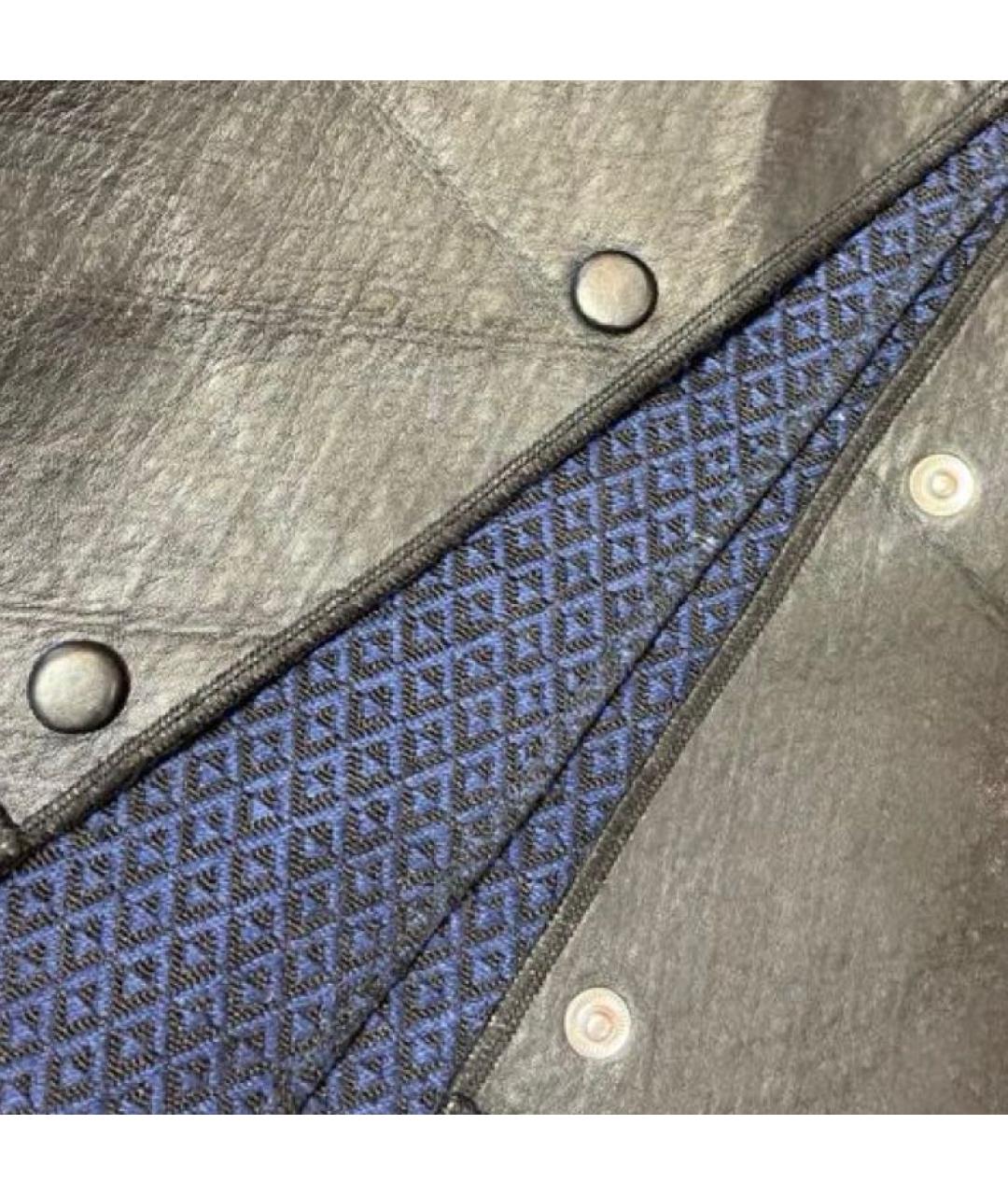 MAJE Черная кожаная куртка, фото 8