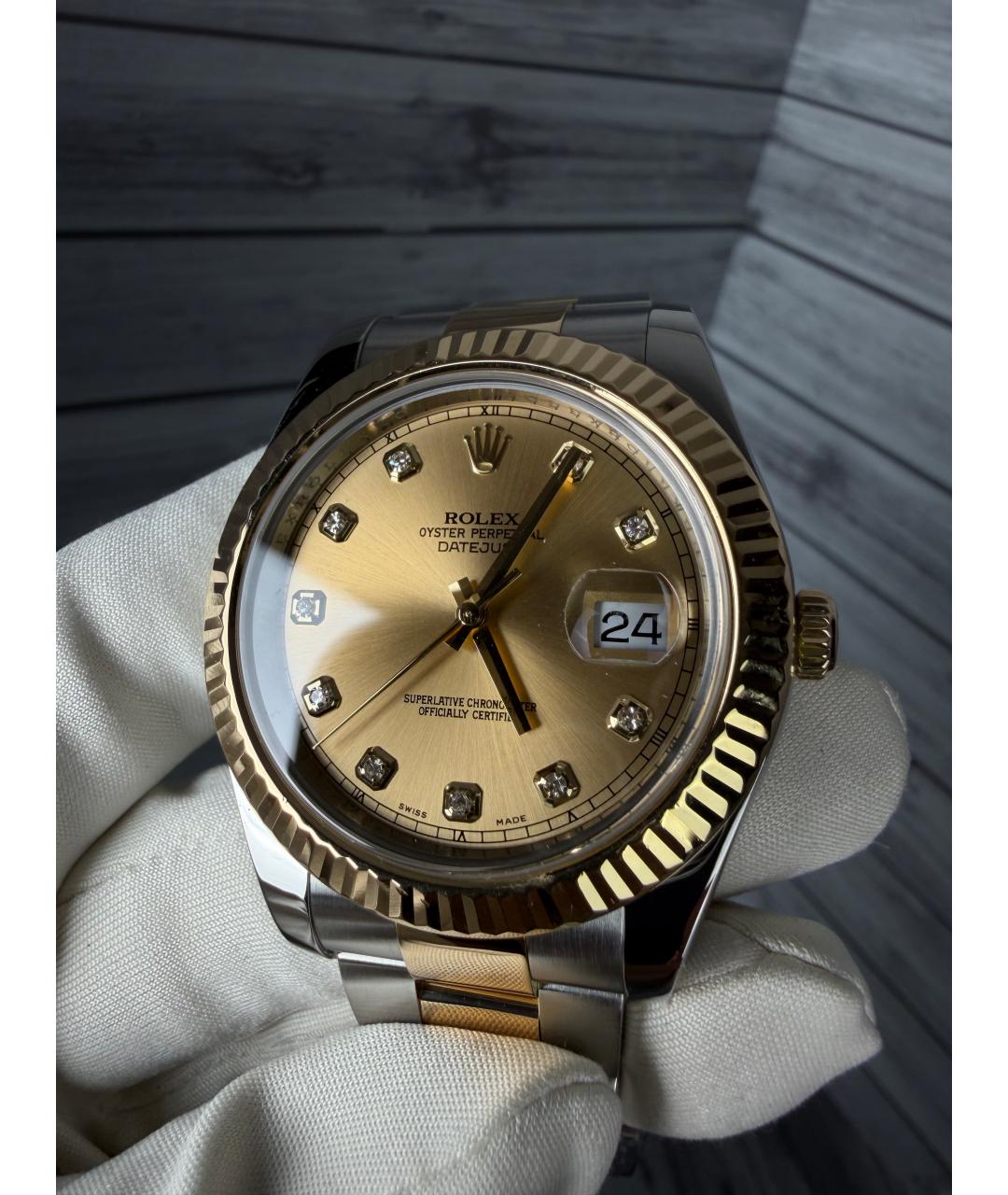 ROLEX Золотые часы из желтого золота, фото 3