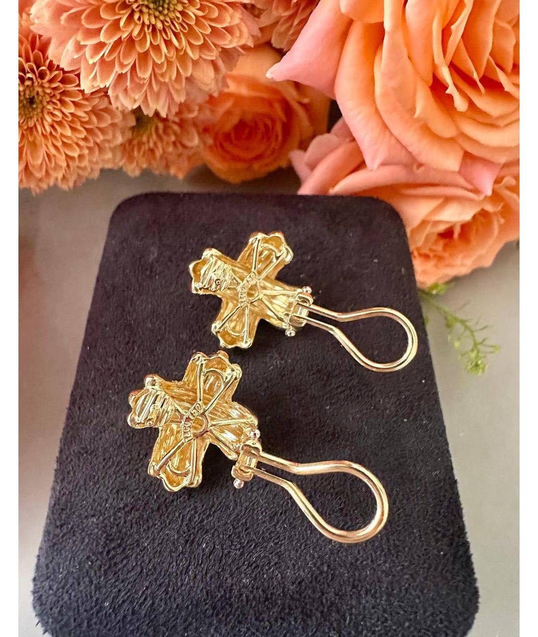 TIFFANY&CO Золотые серьги из желтого золота, фото 5