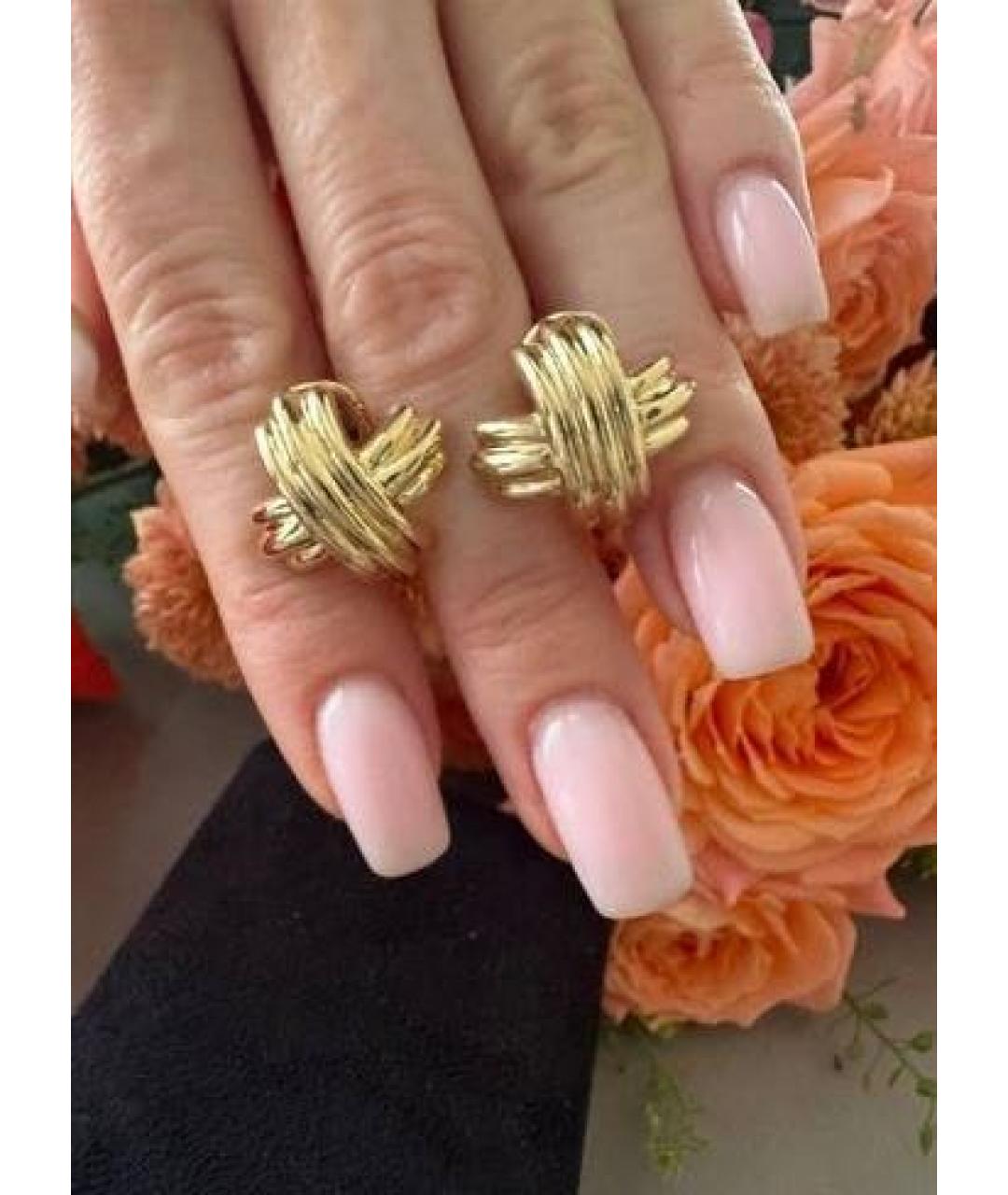 TIFFANY&CO Золотые серьги из желтого золота, фото 4